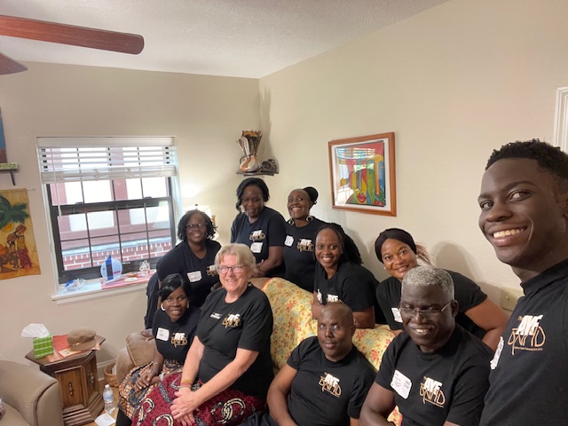 Mary Chowenhill (second from left, seated) is an AYF member and Uganda Partners supporter living in Florida, USA.