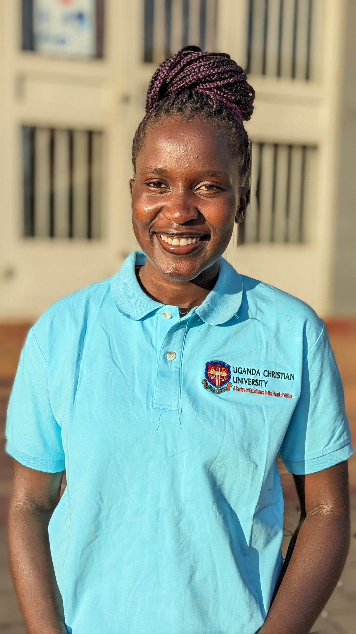 Atim Prisca Enabu, a UCU student chosen to study at Sapienza University in Rome, Italy, this term