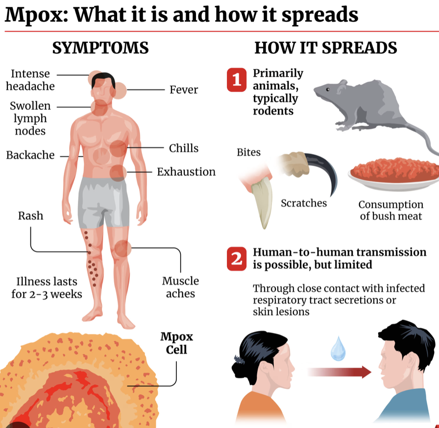 How Mpox spreads