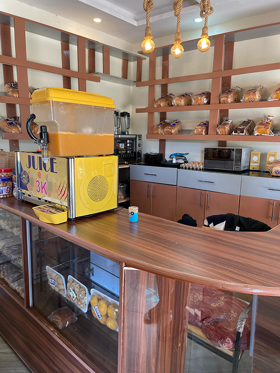 Wabwire’s sweet spot, Uncle Trev’s Eateries, in Busia, eastern Uganda