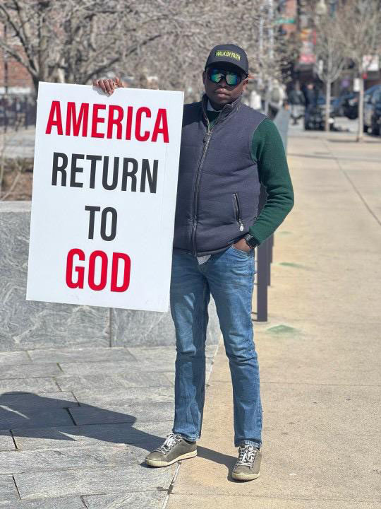 Mukitale travels across the U.S., preaching the gospel.