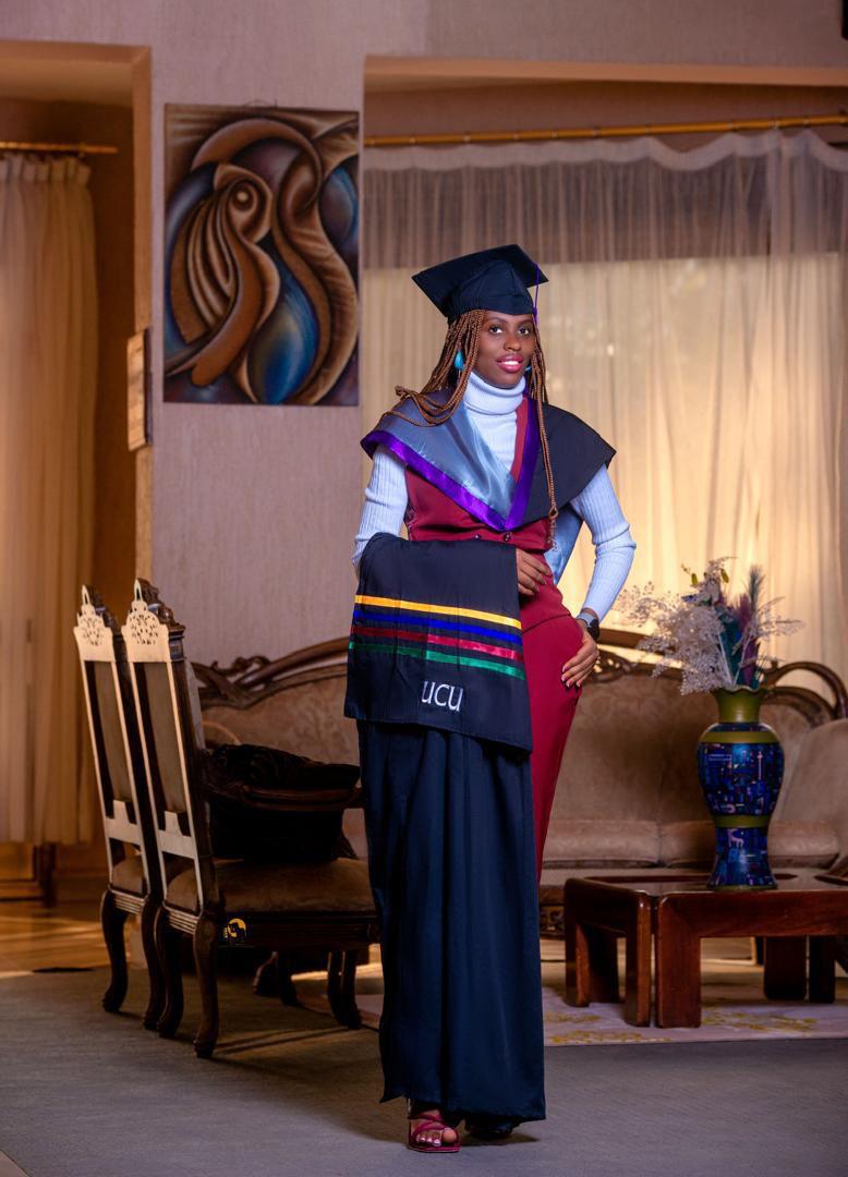 Atukunda on her graduation day in 2024