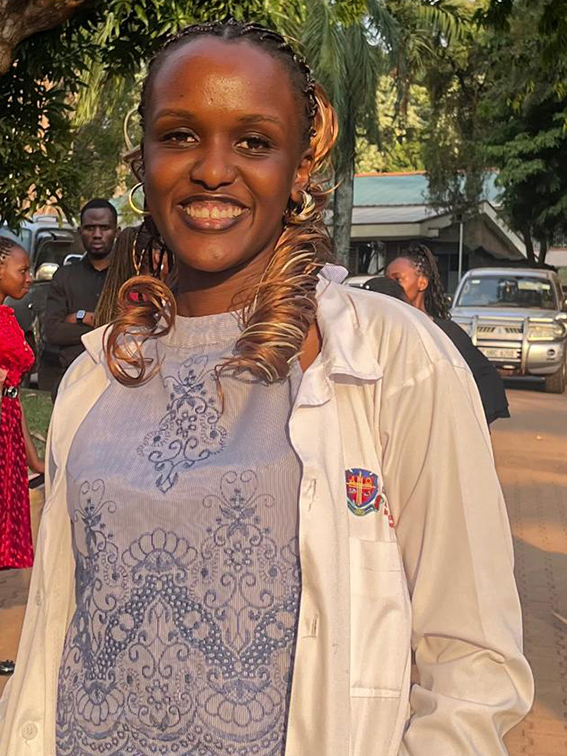 Masaba Esther Loy Anyala during her school days