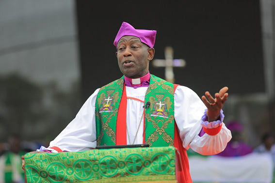 Archbishop Stephen Kaziimba Mugalu addressing the conference