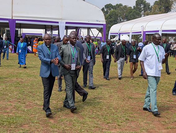 Members of the clergy who attended the conference