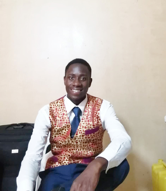 Joshua Kisakye, one of the beneficiaries of the UCU Guild Run