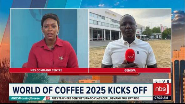 Victor Tayebwa reporting for NBS from Geneva, where he covered the World of Coffee conference