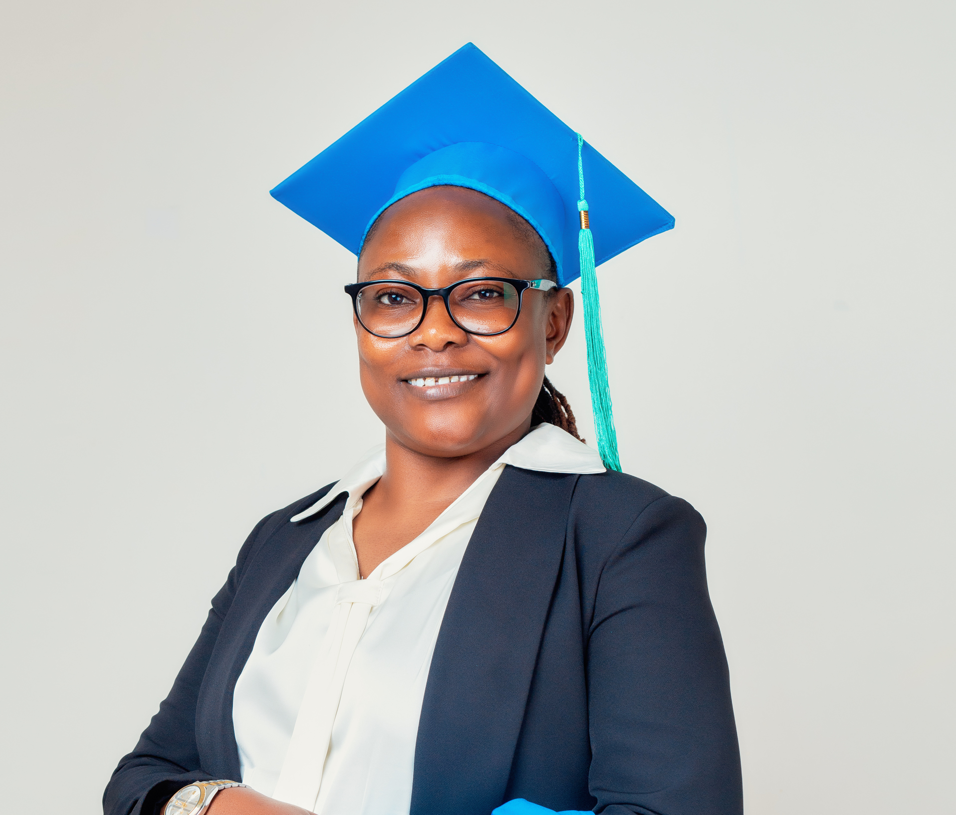 Elsie Masette, the overall best student at the Uganda Christian University Mbale University College graduation, smiles after completing the Bachelor of Social Work and Social Administration with a CGPA of 4.68.