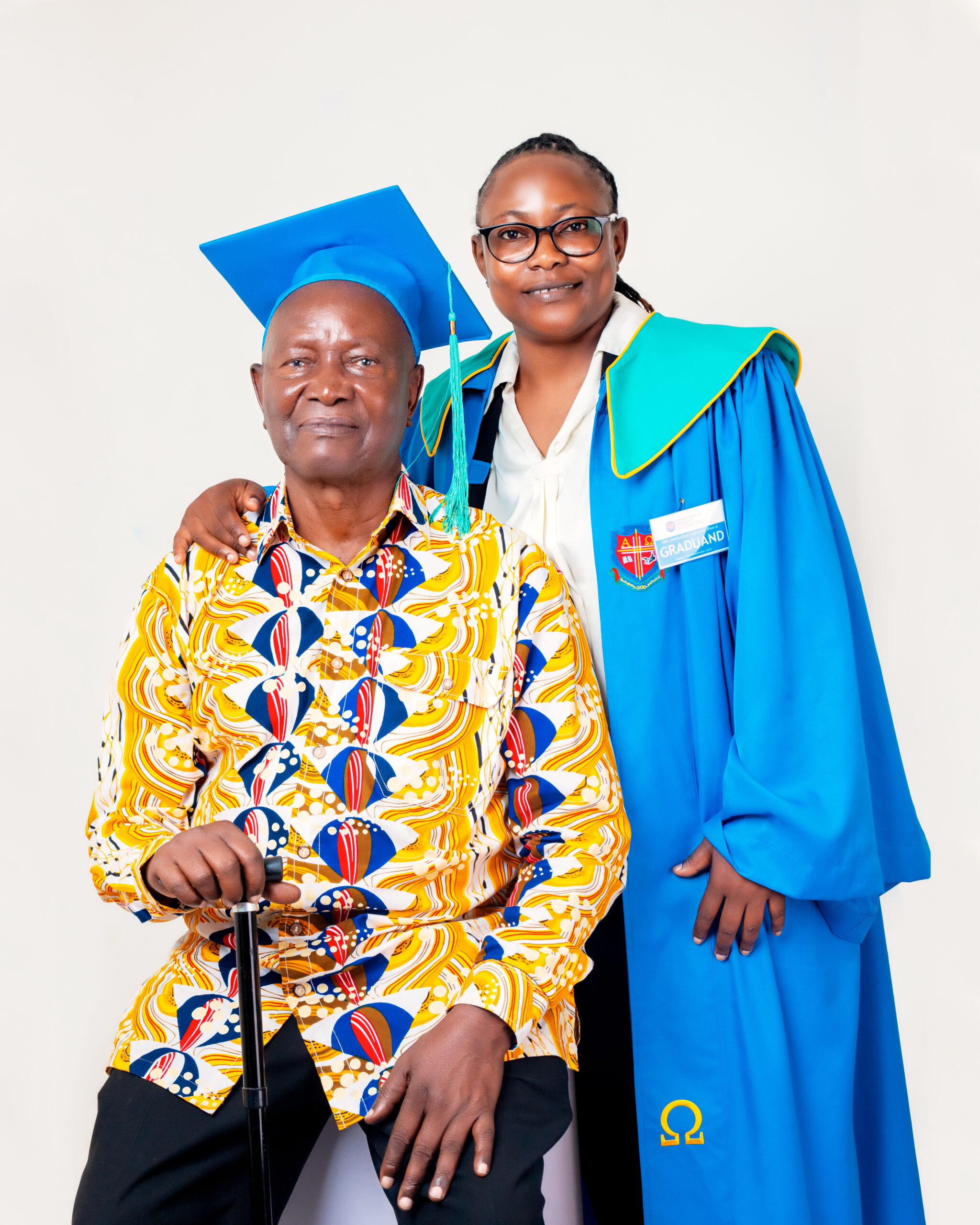 Elsie Masette with her father, George Masette.