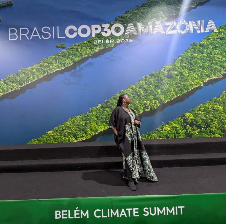 Stephanie Akut at the COP 30 in Belem, Brazil