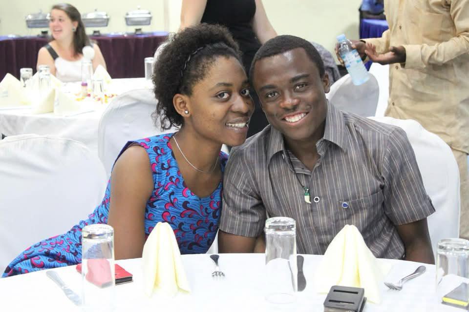 A throwback picture of Stephen Daniel and Ayebatogu Oruwori as undergraduates at UCU