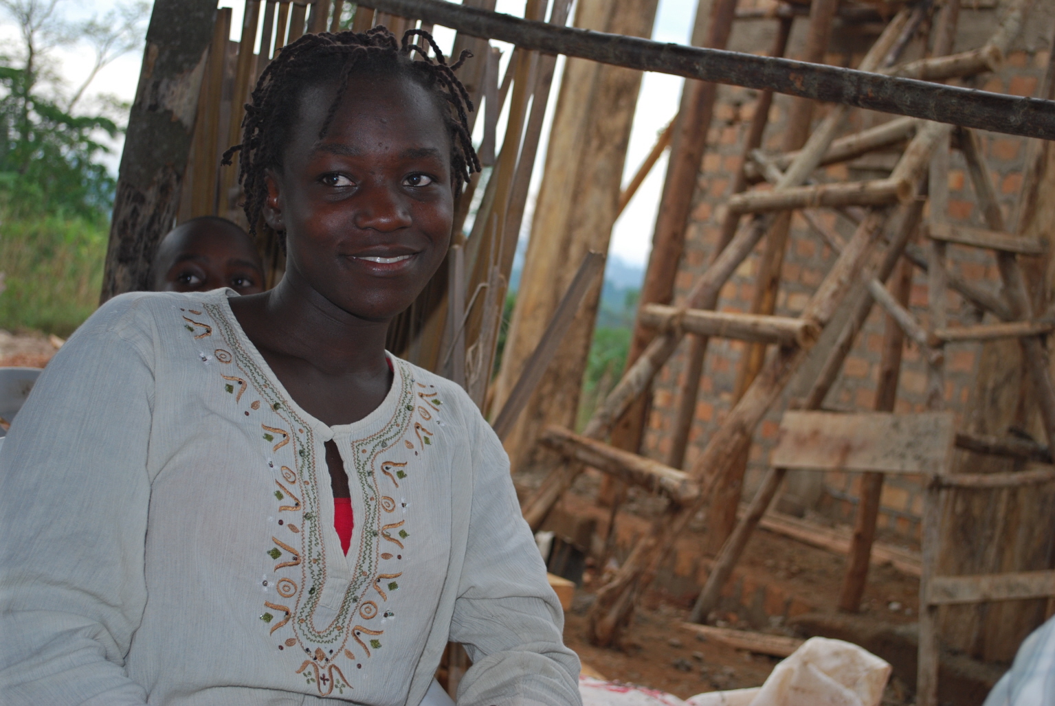 Sarah in 2009 – the year she met her UCU sponsor from Ohio, USA.