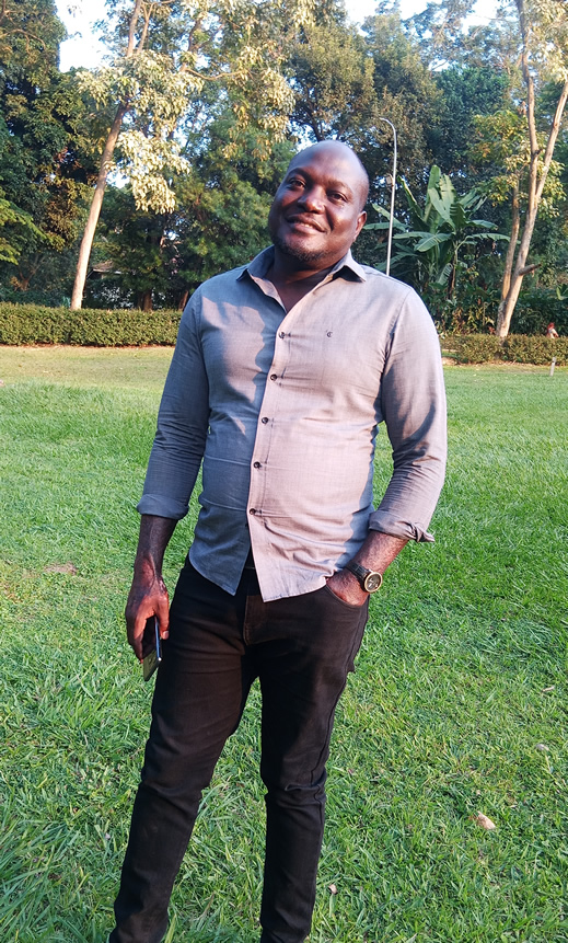 Agurama Nelson, a recent UCU graduate with a Bachelor of Law degree