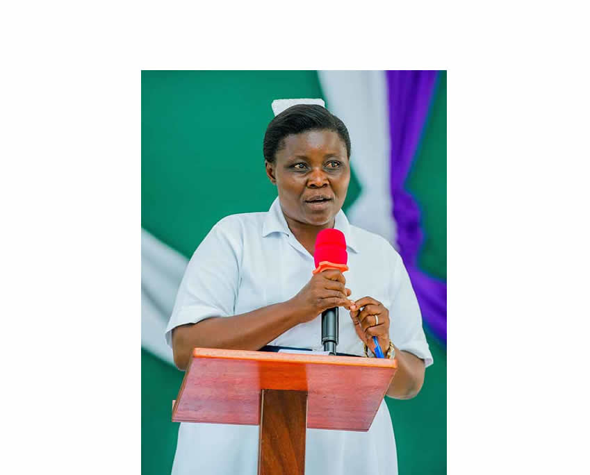Justine Mbambu has been a nurse for 23 years.